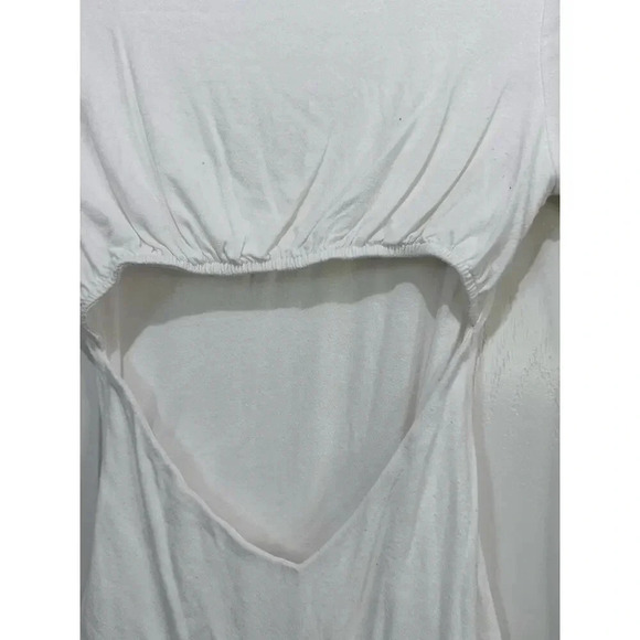 Naked Wardrobe Women's White Long Sleeve Crew neck One Piece Bodysuit Size M - Picture 4 of 4